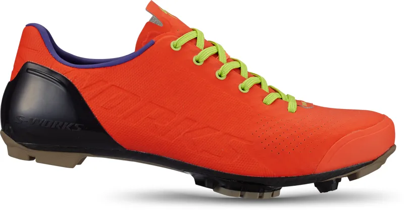 S-Works Recon Lace Gravel Shoes in Cactus /Purple Orchid/Limestone