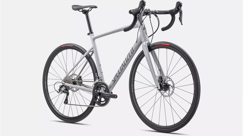 Specialized Allez E5 Disc Sport Road Bike in Dove Grey/Cool Grey/Lapis-1