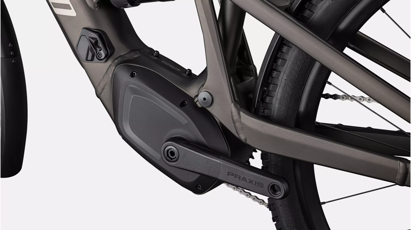 Specialized Turbo Tero X 4.0 Ebike in Gunmetal/White Mountains-7