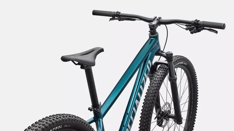 Specialized Rockhopper Expert Hardtail Mountain Bike in Gloss Emerald Metallic / Shadow Silver-3