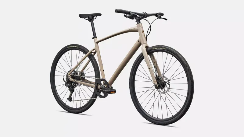 Specialized Sirrus X 3.0 Hybrid Bike in Gloss Sandstone Metallic-1