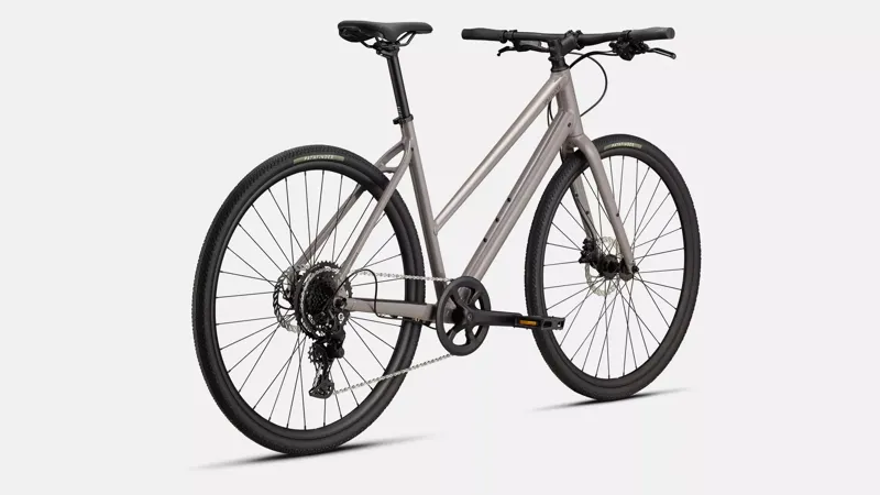 Specialized Sirrus X 2.0 Step-Through Hybrid Bike in Gloss Desert Metallic-2