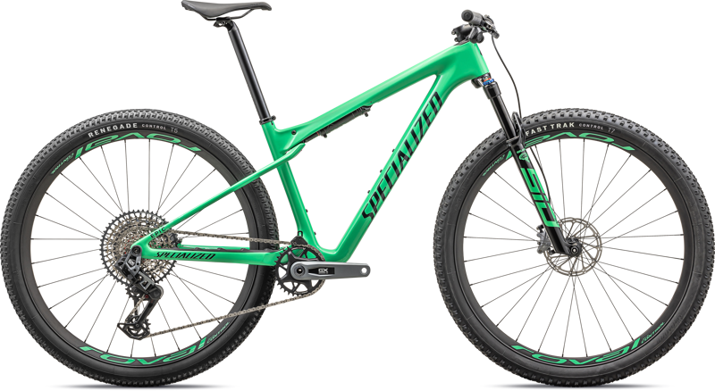Epic World Cup Expert in Gloss Electric Green/Forest Green Pearl