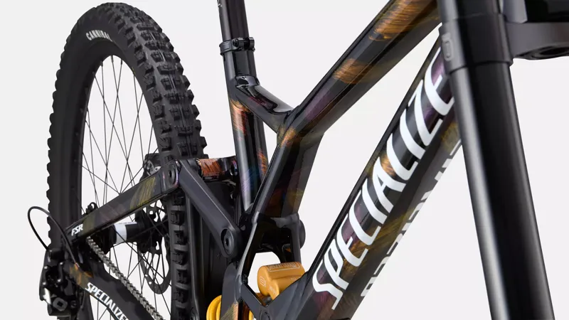 Specialized Demo Race Downhill Bike in Gloss Obsidian/Brushed/Chameleon Supernova-5