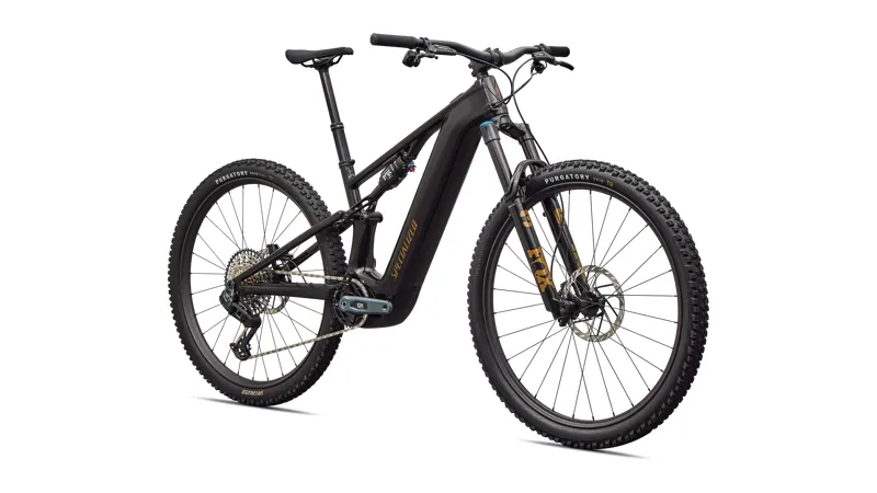 Specialized Turbo Levo R Expert Ebike in Carbon/Burnt Gold-1