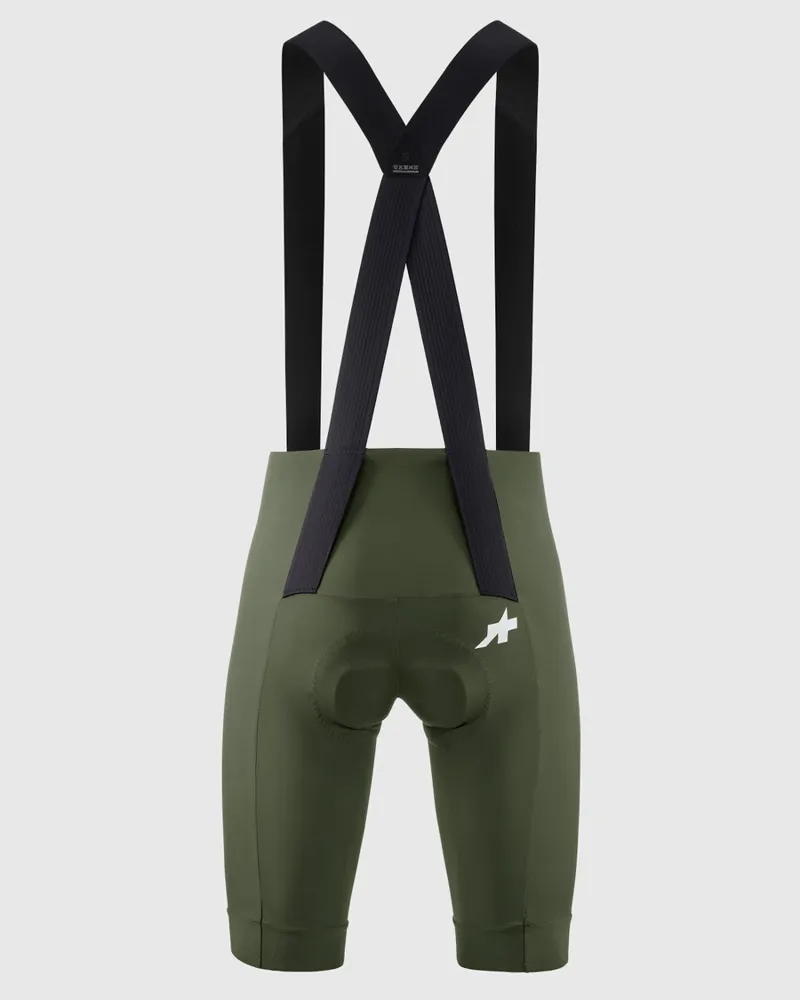 Assos MILLE GT Bib Shorts S11 in Moss Green-1