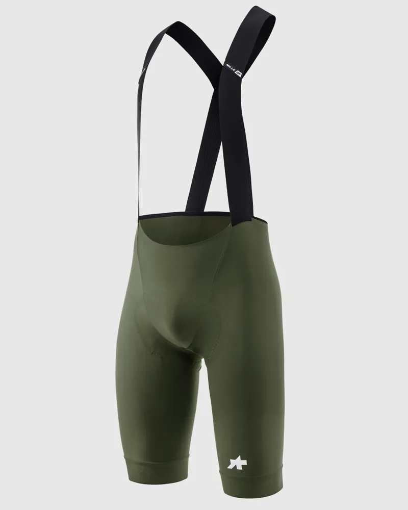 Assos MILLE GT Bib Shorts S11 in Moss Green-3