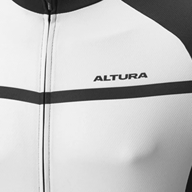 Altura Airstream 2 Summer Long Sleeve Jersey in Black and White-2