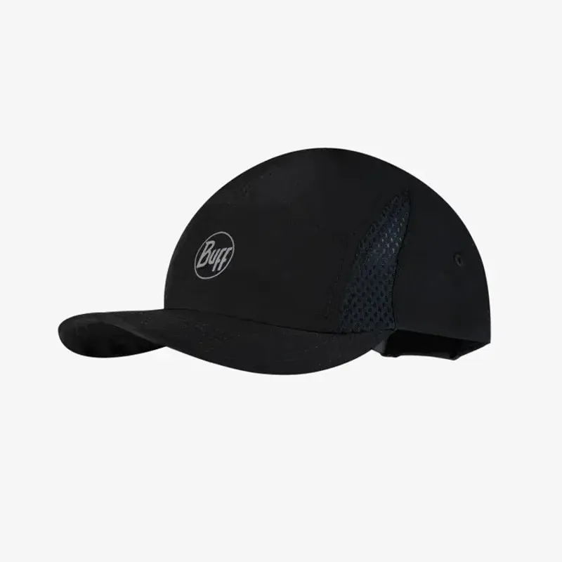 Buff 5 Panel Go Cap Solid in Black