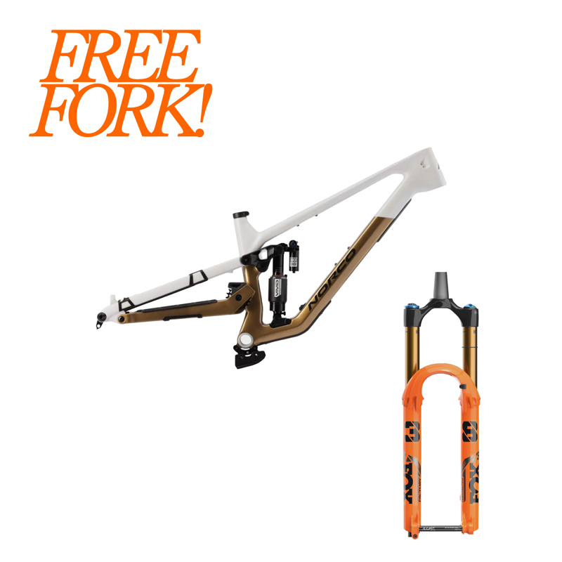 Norco Sight Carbon 160mm Frame S5 Gold with Free Fox 38 170mm Fork