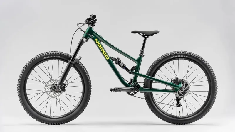 2026 Norco Fluid FS Youth Bike 24 in Dark Green -1