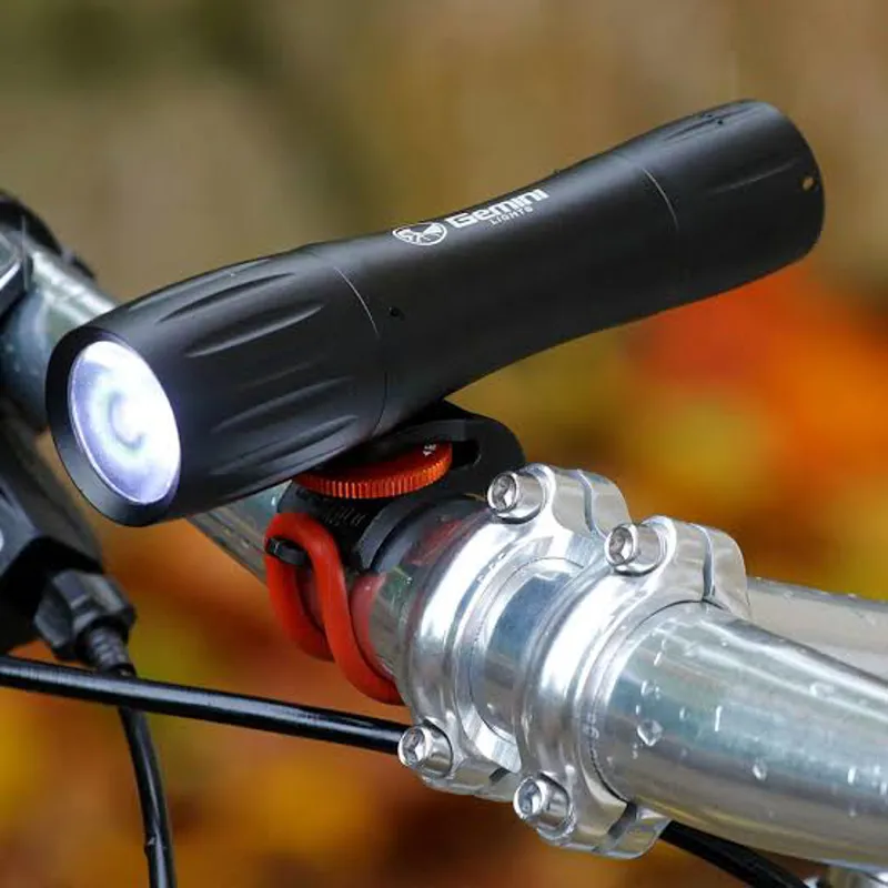 Gemini Xera Flashlight 800 Lumens  Rechargeable w Bar Mount in Black-1