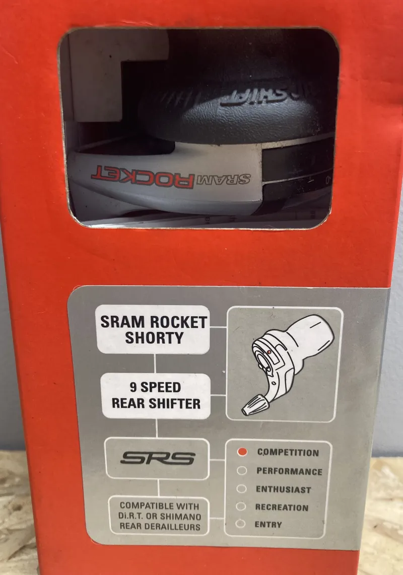 SRAM Rocket Shorty Grip Shift 9 Speed Rear Competition NOS-1