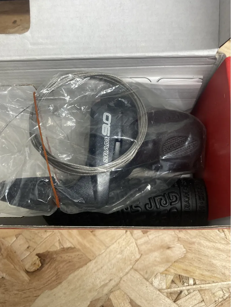 SRAM 9.0 Shorty Grip Shift Micro Front Triple Competition ESP NOS-3