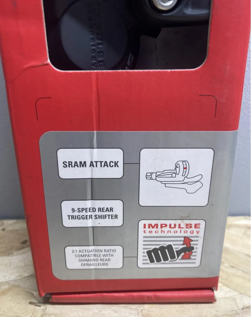 SRAM Attack 9 Speed Rear Trigger Shifter NOS-1