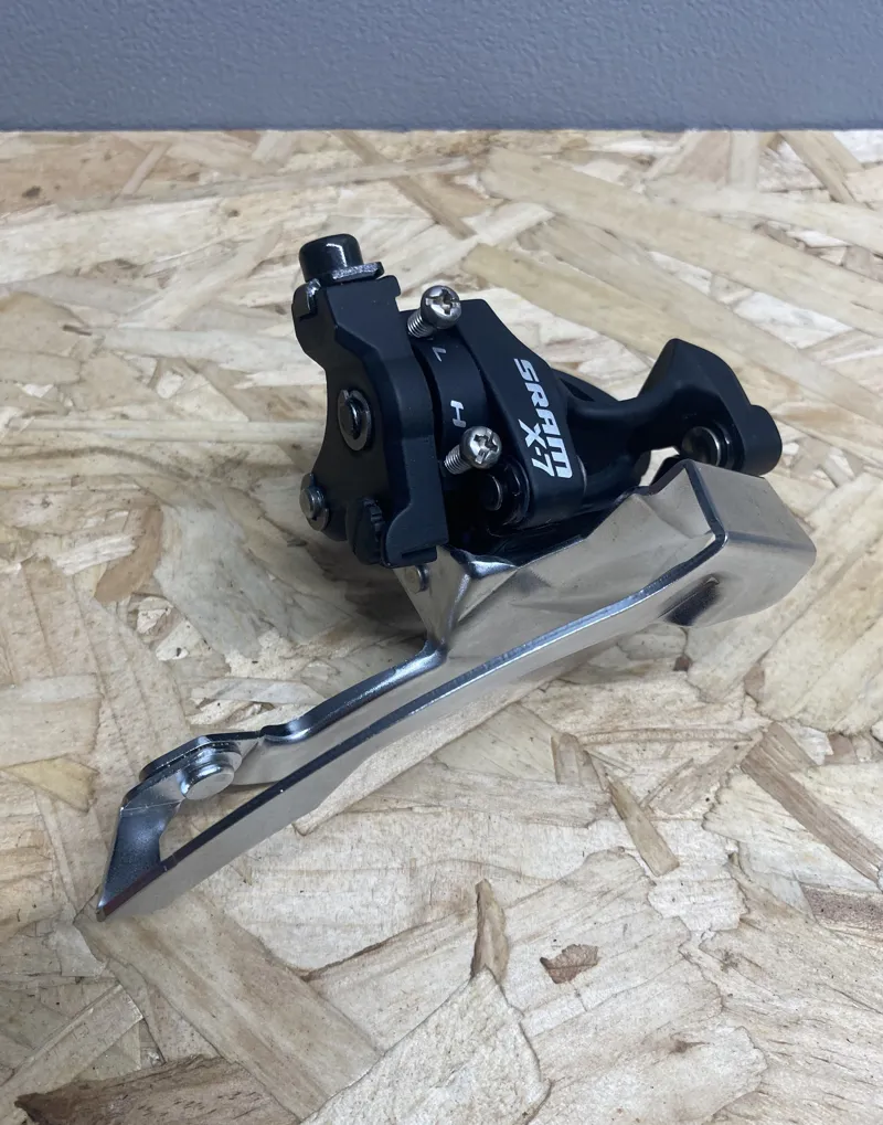 SRAM X7 Front Derailleur Low Clamp Dual Pull 34.9/31.8mm 3x9 NOS in Black-1