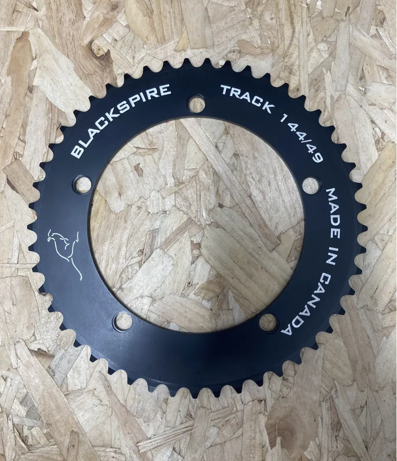 Blackspire Track Chainring 144 BCD in Black NOS-2