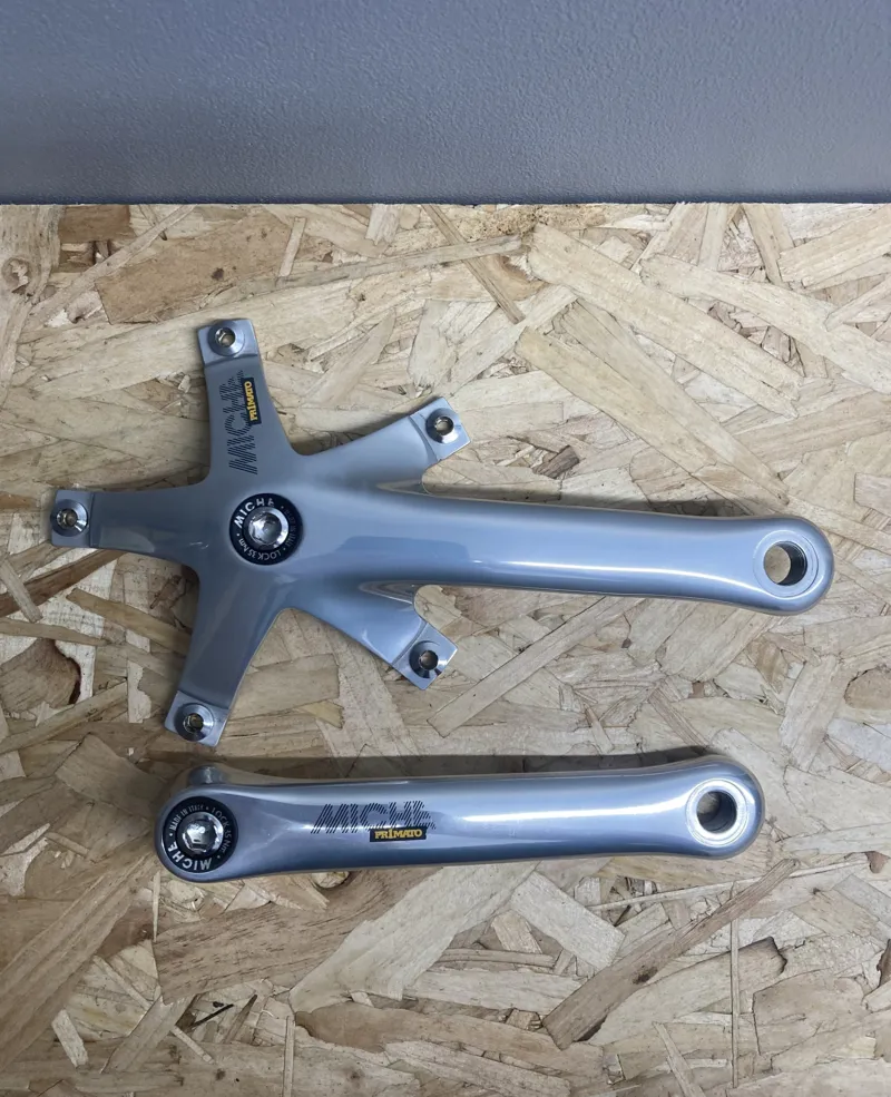 Miche Primato Track Crankset 165mm 135 BCD Retro in Silver