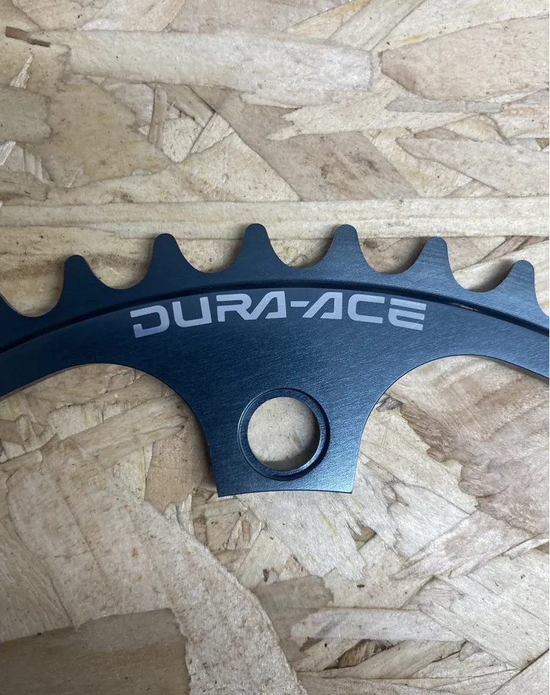 Shimano Dura-Ace 7900 Track Chainring 49T 144 BCD NJS Retro in Grey-2