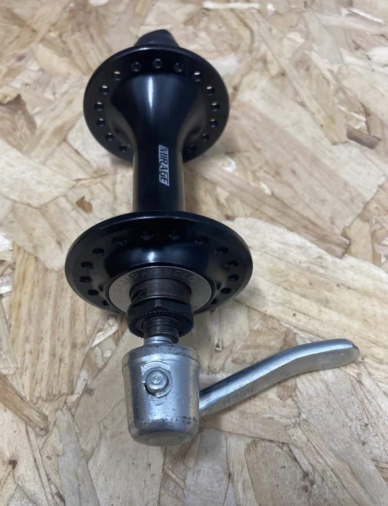 Campagnolo Mirage Front Hub 36H Q.R Retro in Black-3