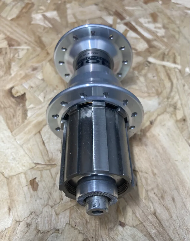 Hope Technology Ti Glide Rear Hub 130 mm Campag 24H Retro in Silver-4