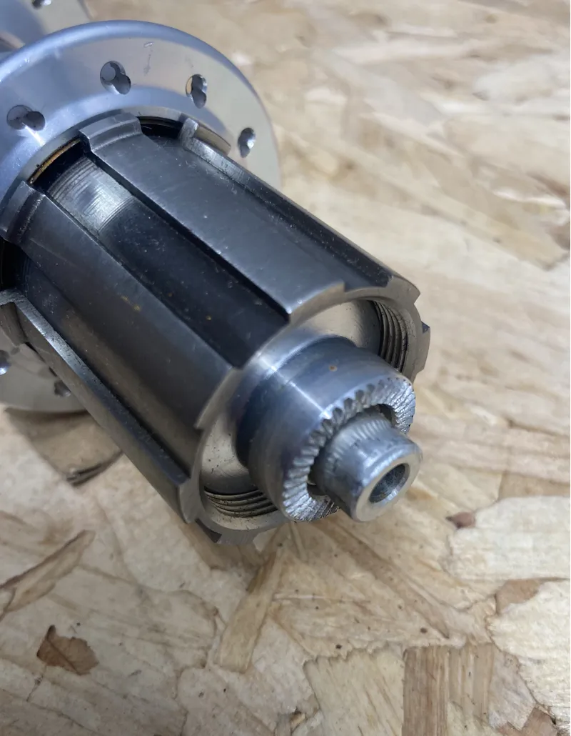 Hope Technology Ti Glide Rear Hub 130 mm Campag 24H Retro in Silver-6