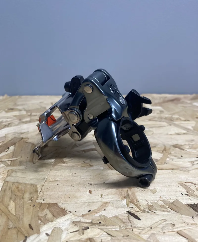 Shimano XTR FD-M961 Front Derailleur 31.8mm High Clamp/Dual Pull 3x9 NOS-3