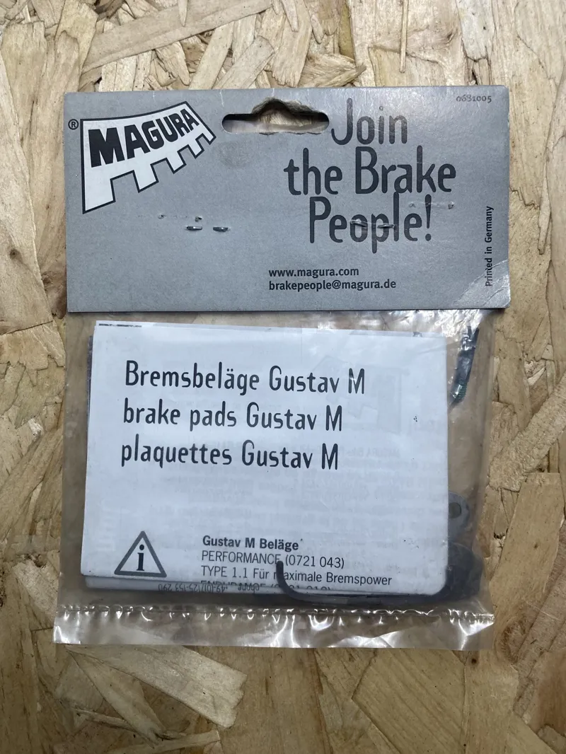 Magura Gustav M Disc Brake Pads Organic NOS in Black-1