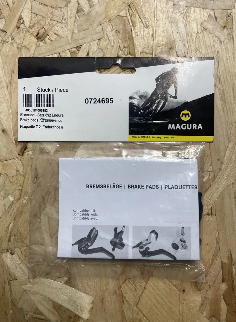 Magura 7.2 Endurance Disc Brake Pads Organic NOS in Black-1