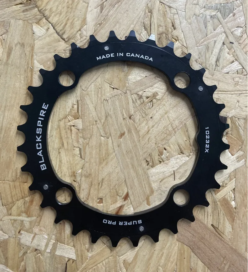 Blackspire Super Pro Chainring 32T 102BCD for XTR M960 in Black