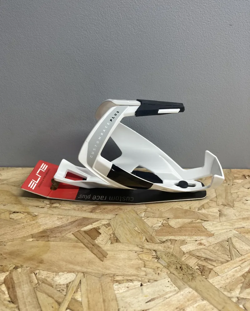 Elite Custom Race Plus Bottle Cage Grade B in White -1
