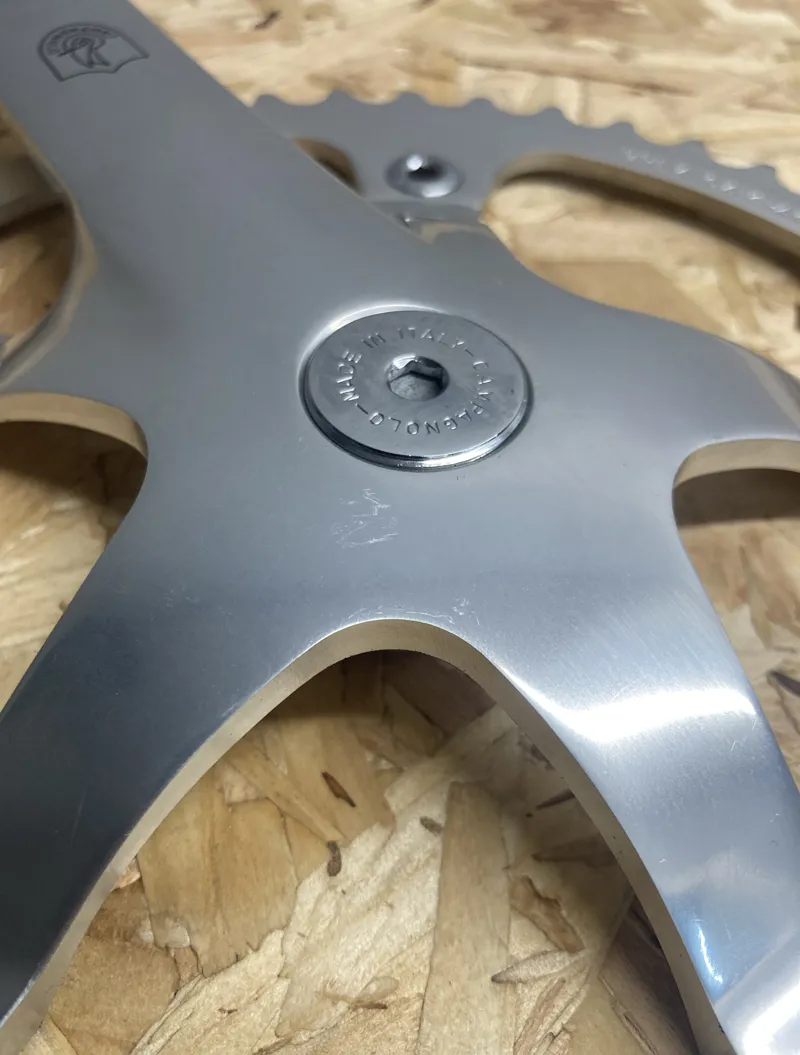Campagnolo Record Pista Track Crankset 1980's 165mm 49T in Silver-6