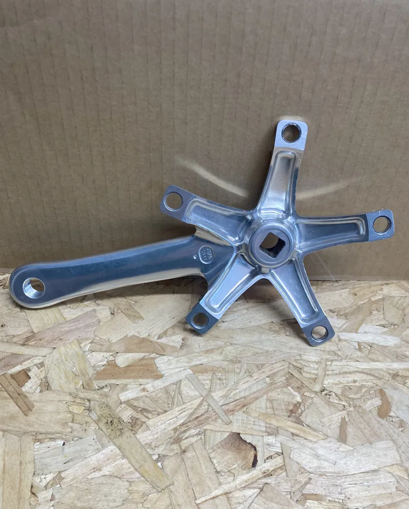 Miche Primato Driveside Crank 144BCD 5 Arm 170mm Retro in Silver-2