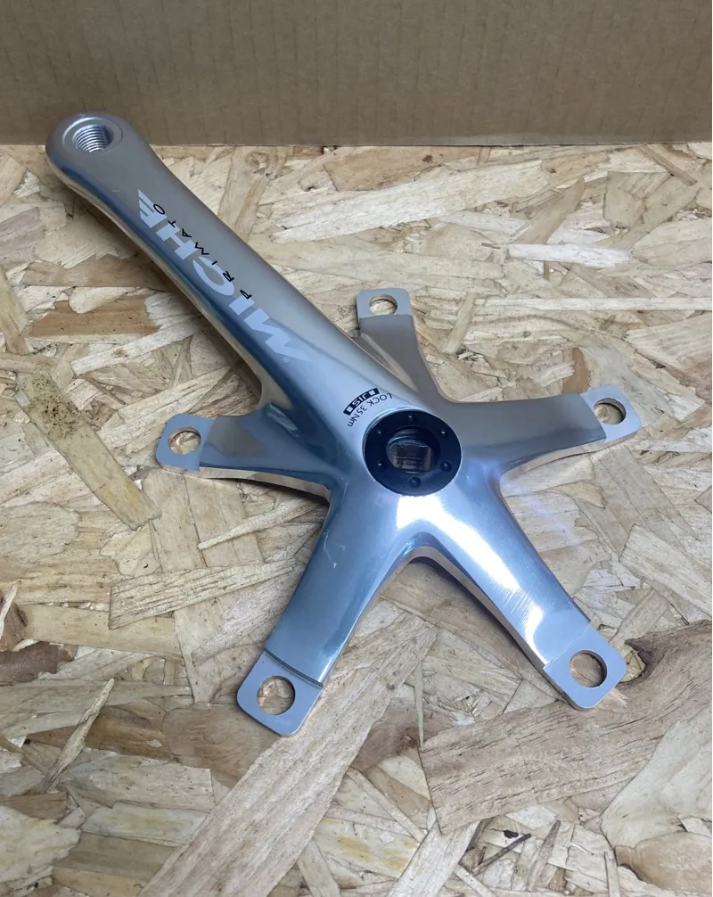 Miche Primato Driveside Crank 144BCD 5 Arm 170mm Retro in Silver-3