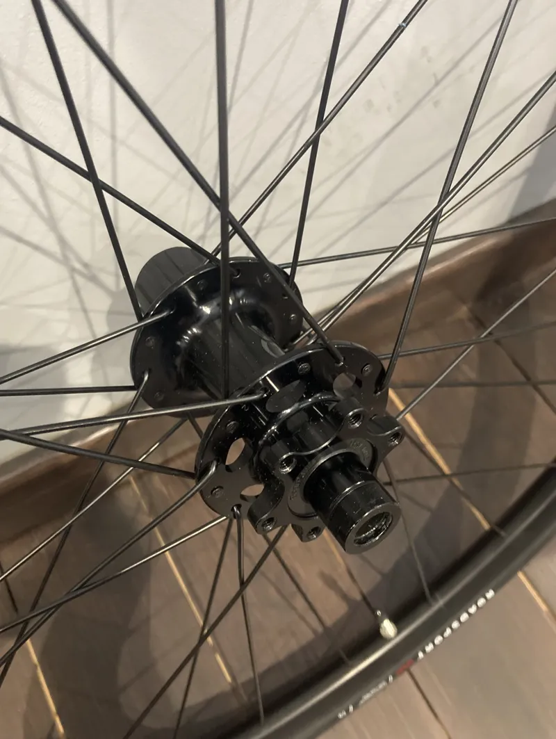 Specialized AXIS Sport Disc Thru Axle Allez Wheelset 700x30c inc Tyres in Black-5
