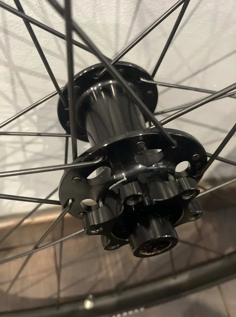 Specialized AXIS Sport Disc Thru Axle Allez Wheelset 700x30c inc Tyres in Black-6