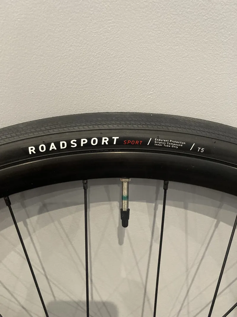 Specialized AXIS Sport Disc Thru Axle Allez Wheelset 700x30c inc Tyres in Black-1