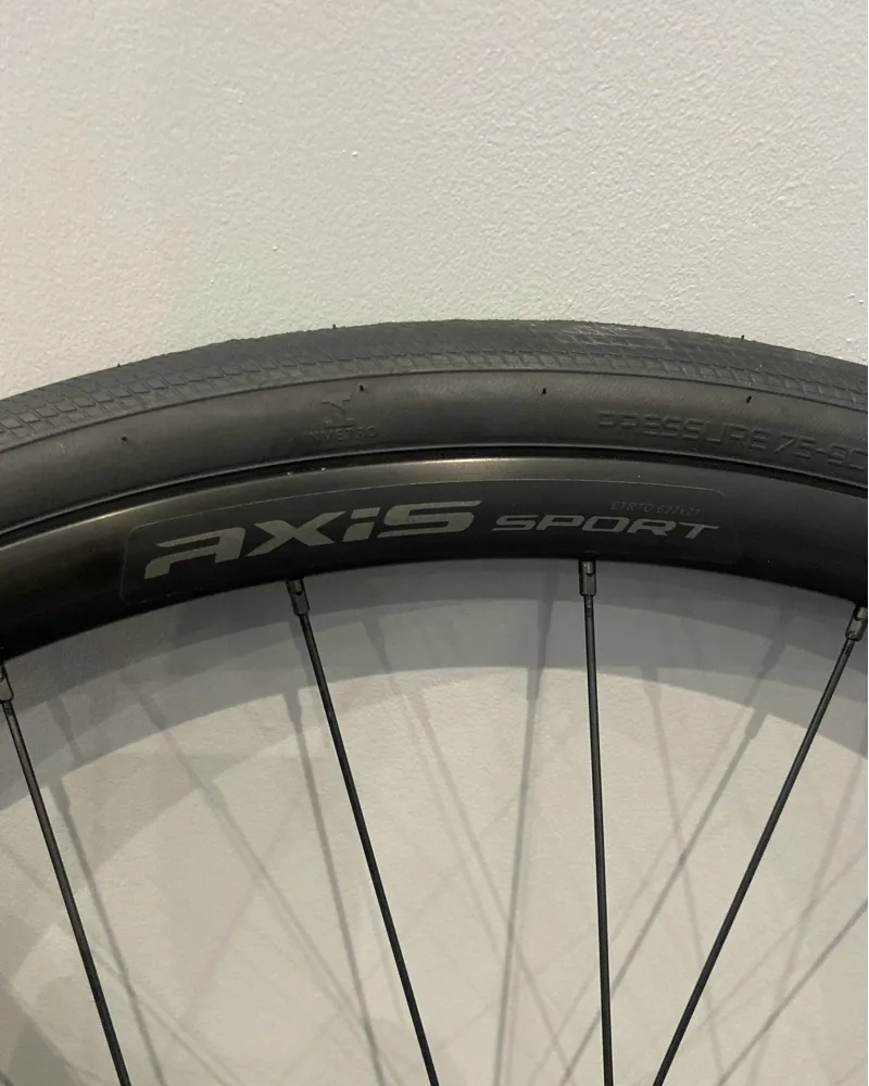 Specialized AXIS Sport Disc Thru Axle Allez Wheelset 700x30c inc Tyres in Black-2