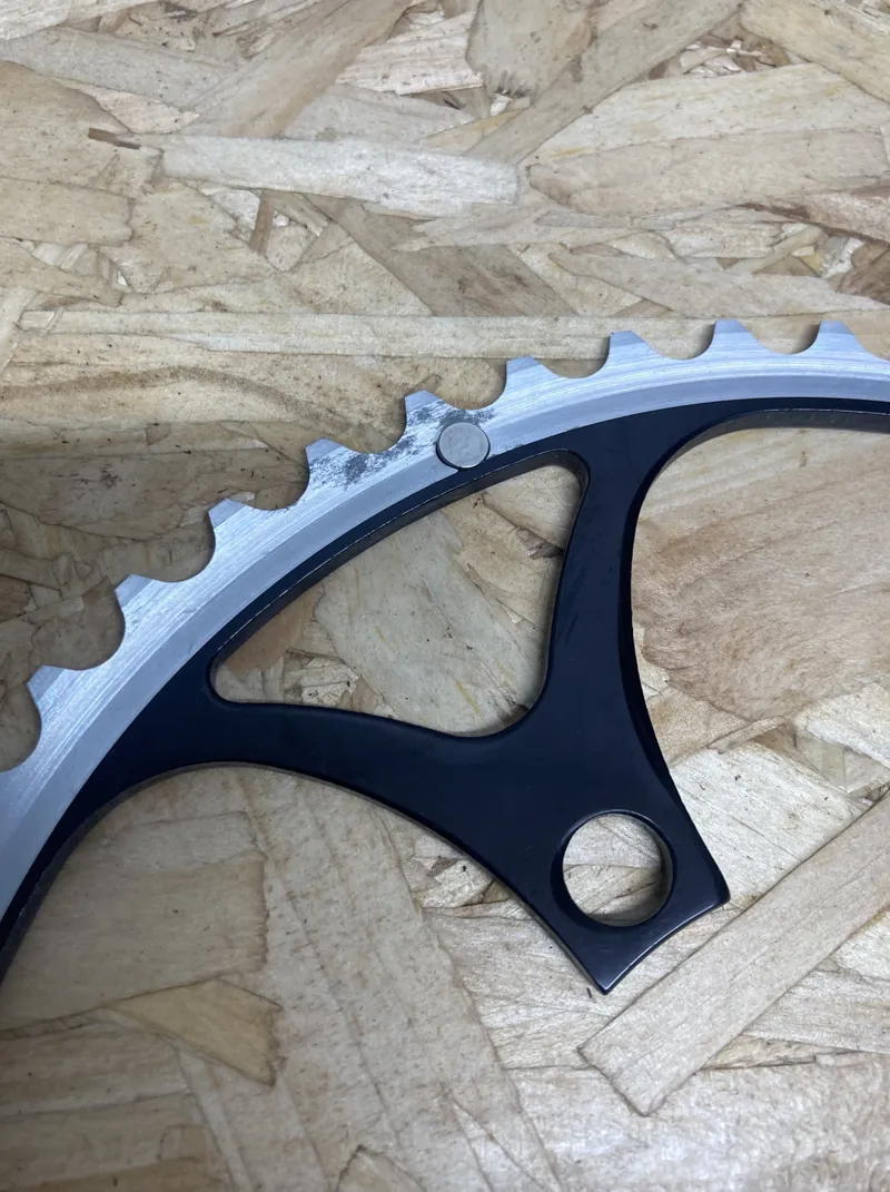 Specialities TA Compact Chainring 50T 94mm BCD 5 arm 9 Speed Retro in Black-1