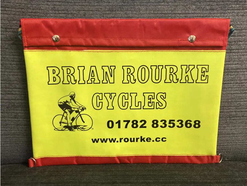 Brian Rourke Musette Bag in Fluo Yellow/Red