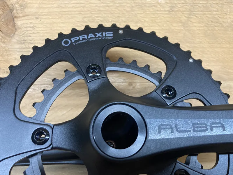 ◻️PRAXIS WORKS ALBA 170mm 50/34T クランクセット Praxis Works Alba Chainset 50⁄34T 175mm inc M30 BSA Bottom Bracket