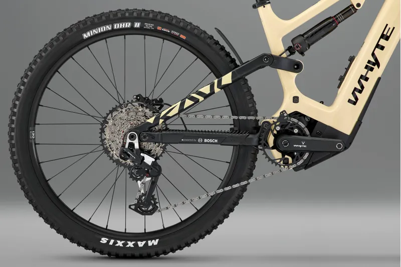 Whyte Kado RS Electric Mountain Bike in Dune Tan Yellow / Black-8