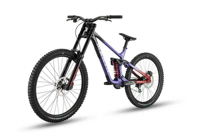 Marin Quake Downhill Bike in Purple and Red-3