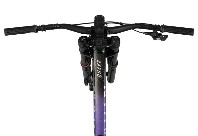 Marin Quake Downhill Bike in Purple and Red-4