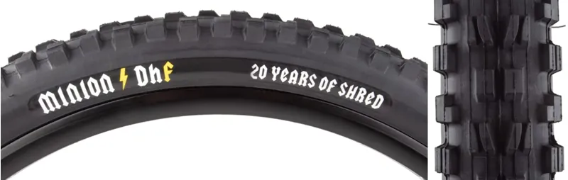 Maxxis Minion DHF 29x2.5 WT MaxTerra 20th Limited Edition Tyre in Black