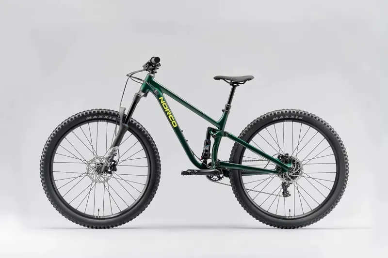 2026 Norco Fluid FS Youth Bike 27.5 in Dark Green -1