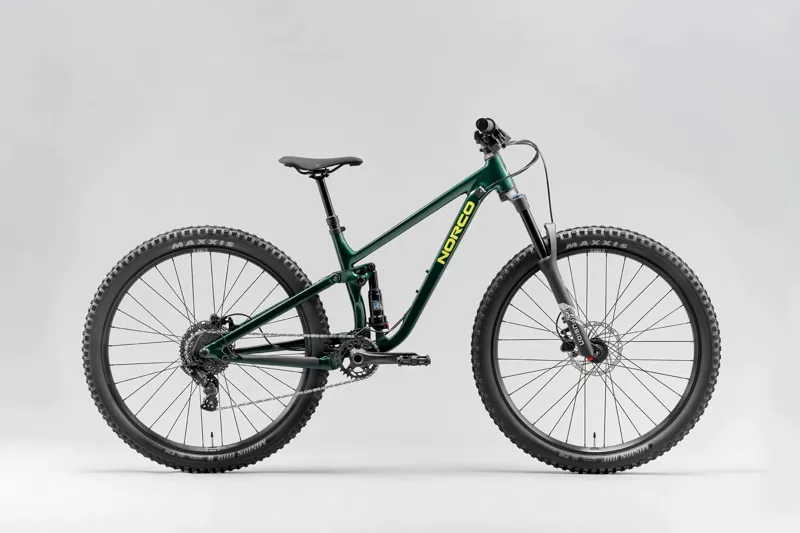 2026 Norco Fluid FS Youth Bike 27.5 in Dark Green 