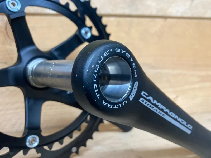 Campagnolo Mirage 10 Chainset 53/39T 172.5mm Ultra Torque in Black-2