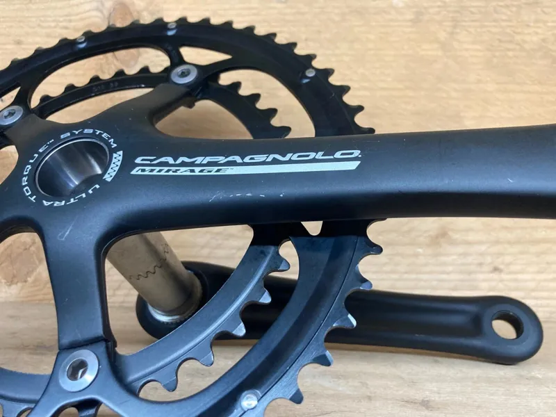 Campagnolo Mirage 10 Chainset 53/39T 172.5mm Ultra Torque in Black-4
