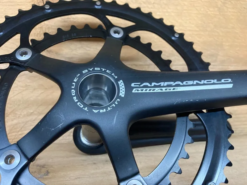 Campagnolo Mirage 10 Chainset 53/39T 172.5mm Ultra Torque in Black-5